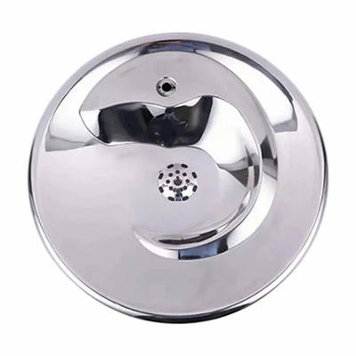 Edelstahl -Waschbecken im Freien im Freien