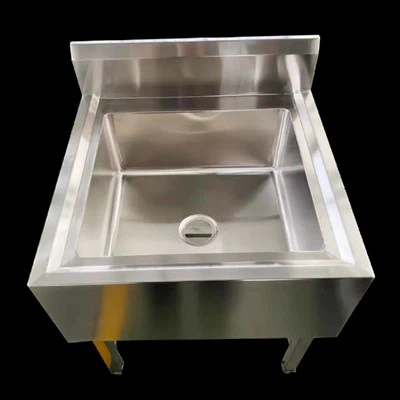 Edelstahlspüle Schrank mit Backsplash