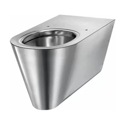 Edelstahl -Wandmontage -Toilette
